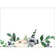 Gray and Ivory Roses Folded Placecards Image 2 of 3